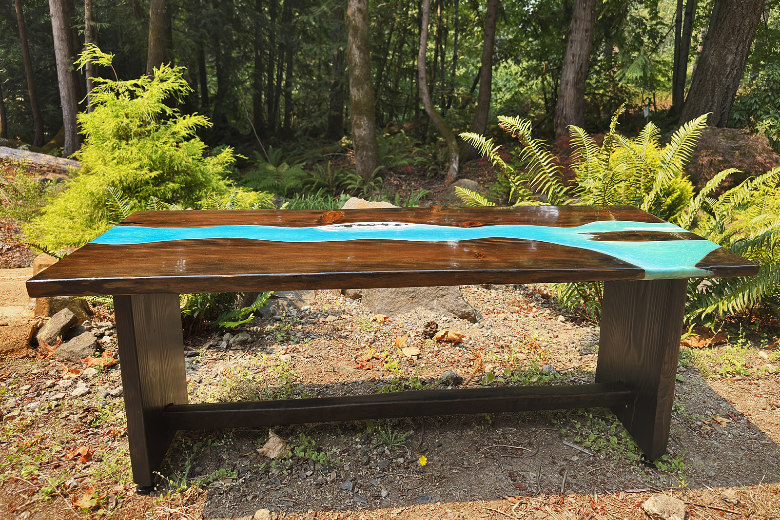 Live Edge Fir River Table