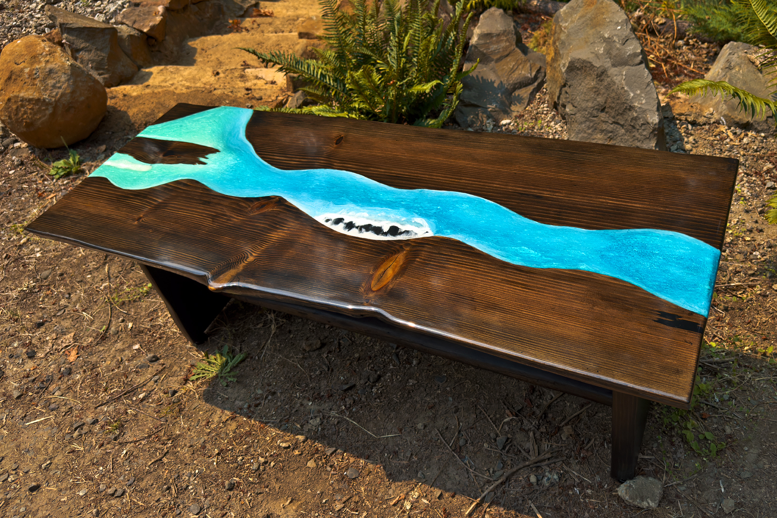 Live Edge Fir River Table alternate view 3