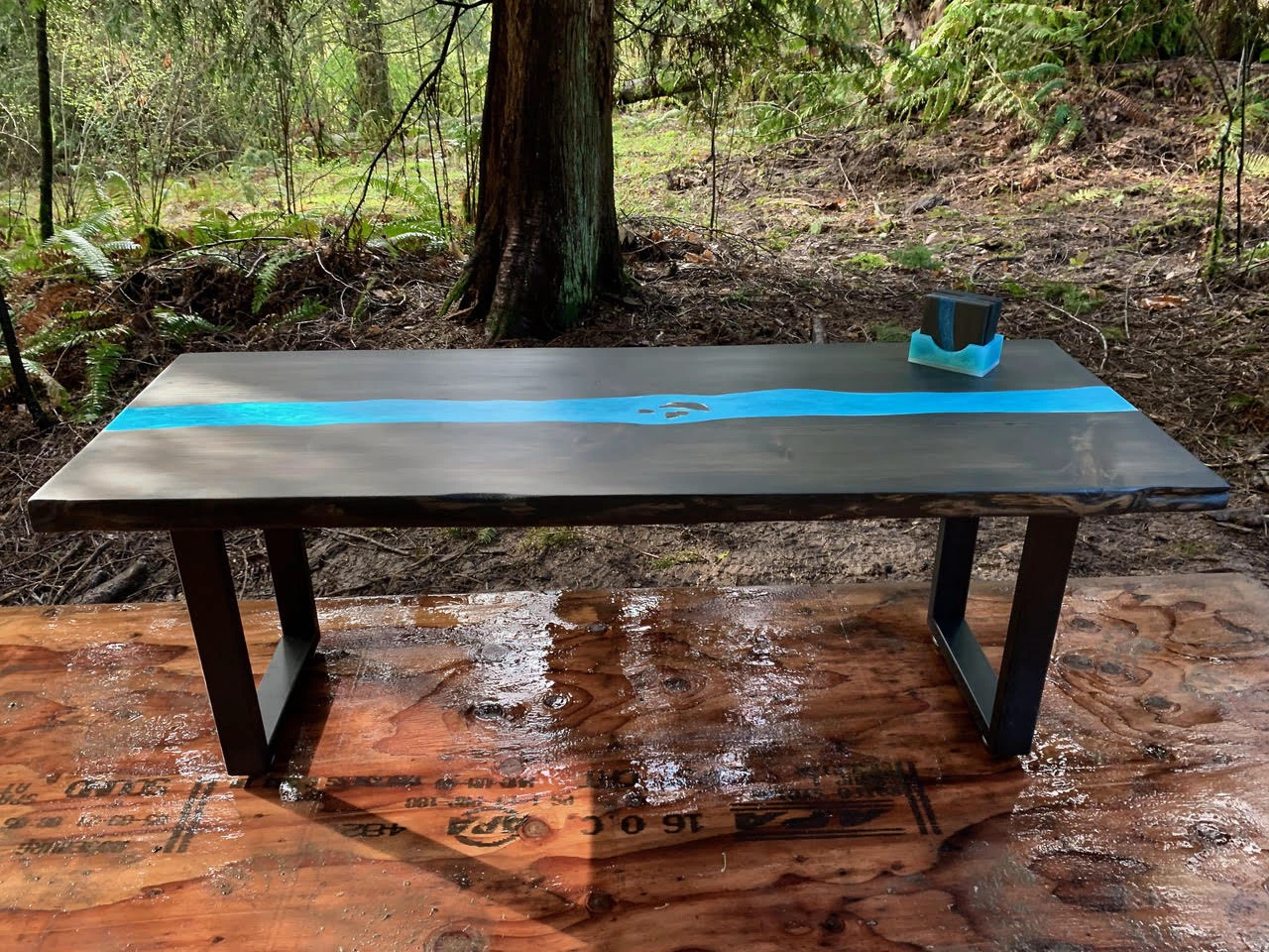 Douglas Fir Live Edge River Table